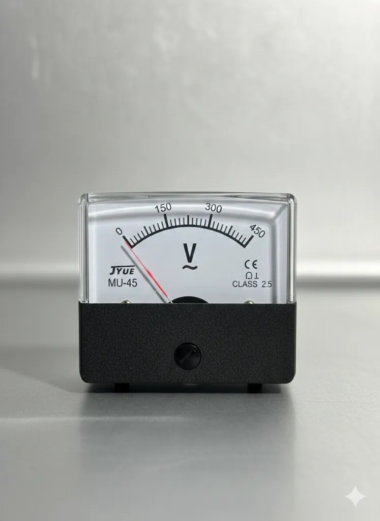 JYUE (MU-45) فولتميتر تناظري للمولدات الكهربائية
