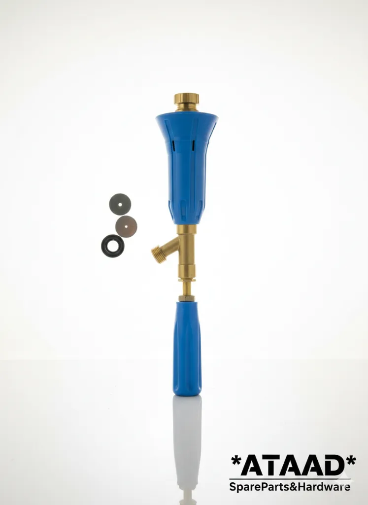 مسدس/فرد الرش الزراعي بثلاث وضعيات رش (لون ازرق-قصير)