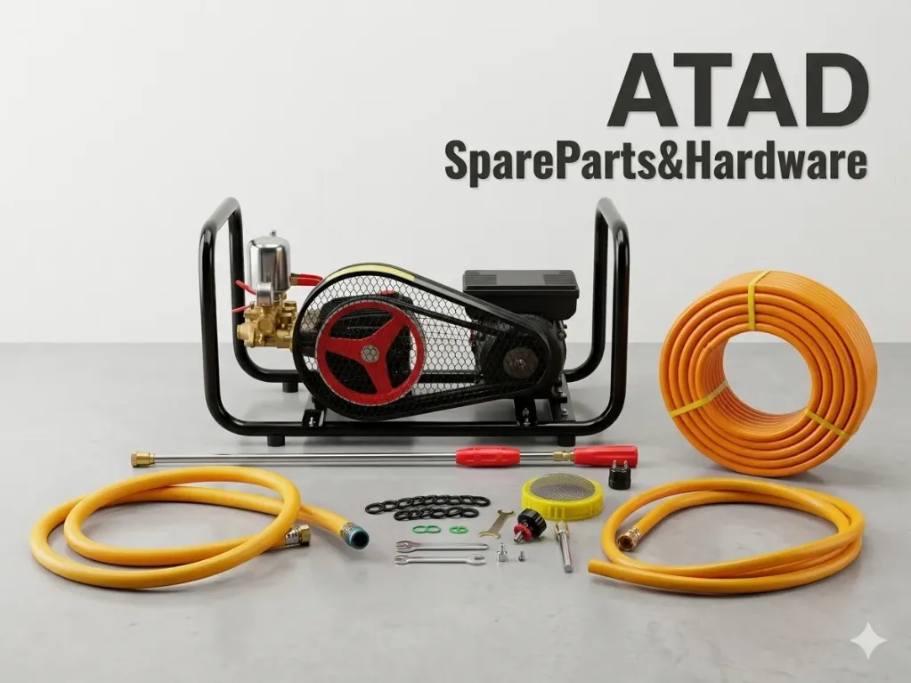 (FST-22HD)مضخة رش كهربائية FST متكاملة - محرك 3 HPبقوة 2.2 كيلو واط مع رأس نحاس 22 لتر/دقيقة