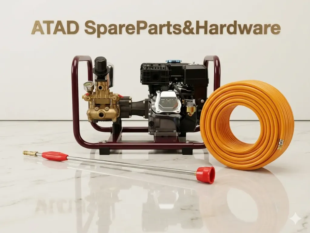 [(168F-1)] 25HD-1 وحدة رش متكاملة بمحرك 6.5HP  - مضخة نحاسية 25 لتر/دقيقة (نظام كوبلن)