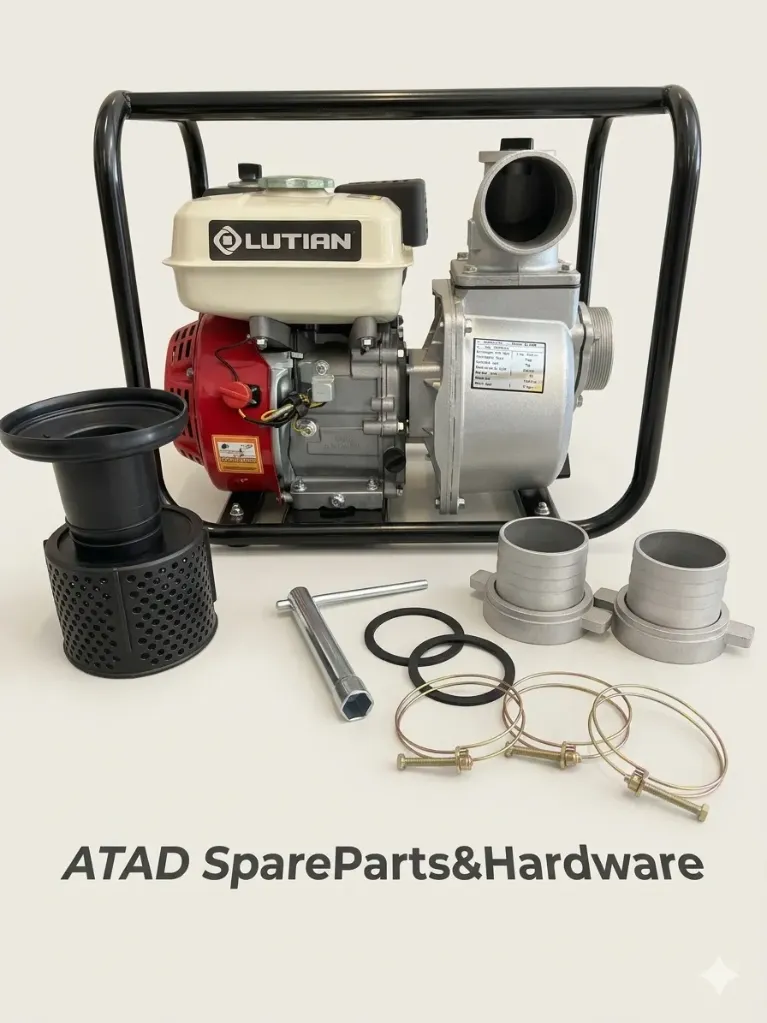 [(LT30CX 168F-1)] مضخة مياه بنزين لوتيان (LT30CX 168F-1) (LUTIAN) بقوة 6.5HP 3 انش