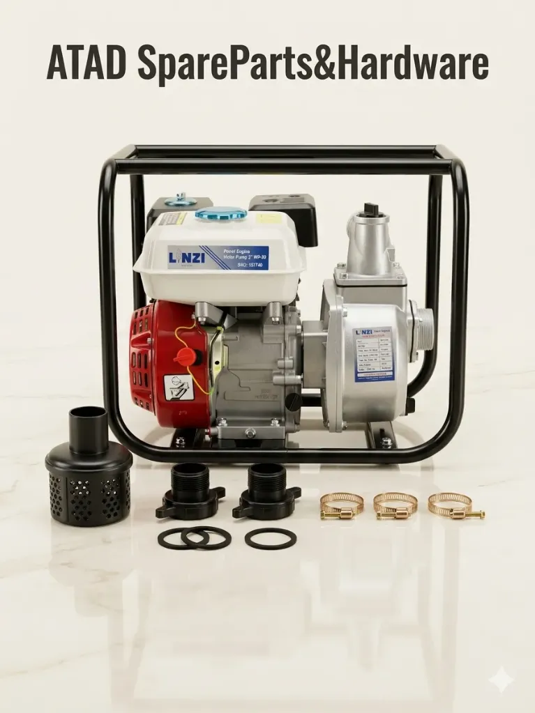 [(WP-50/15 1746)] مضخة مياه بنزين لينزي (LINZI) بقوة 2HP - مقاس 2 انش(WP-50/15 1746)