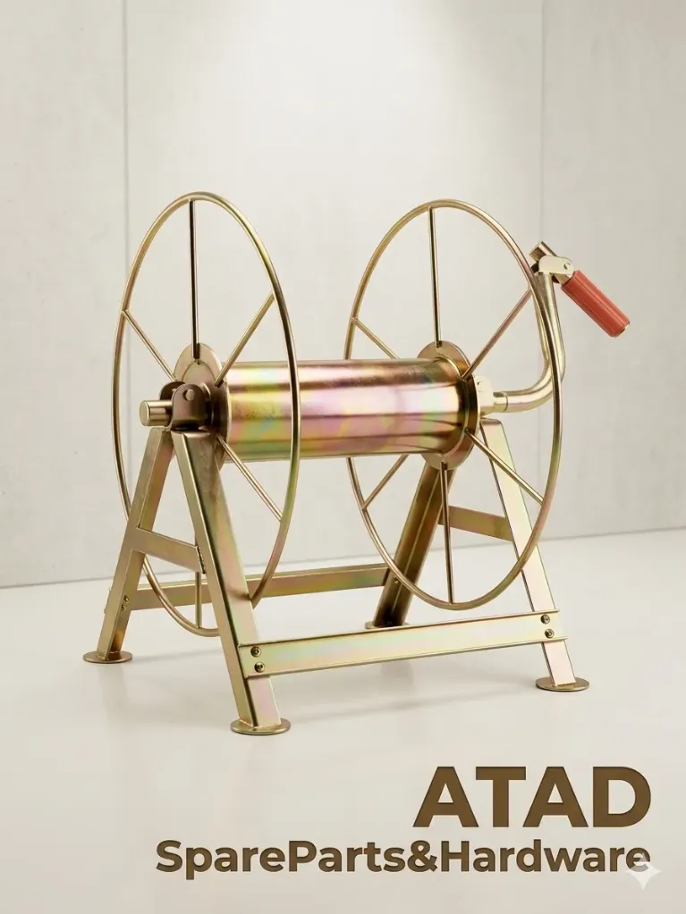 بكرة بربيش زراعي و خراطيم متعددة بطول 100m متر