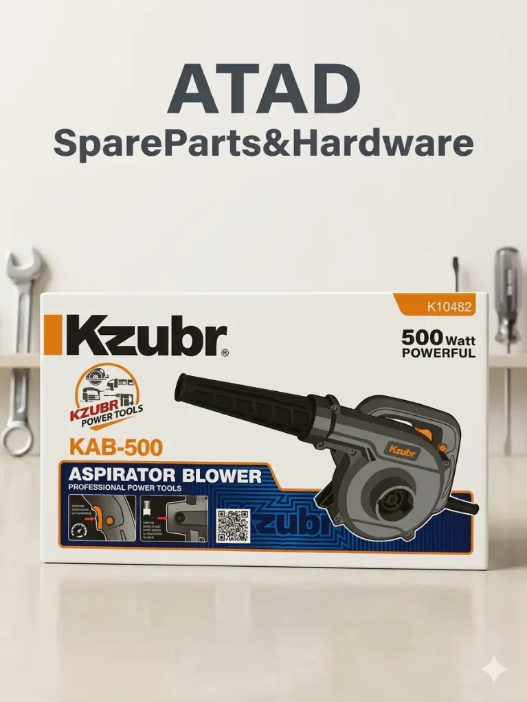 [K10482] KZUBR / بلور منفاخ و شفاط هواء كهرباء  Aspirator Blower - 500watt نفخ+شفط - واط