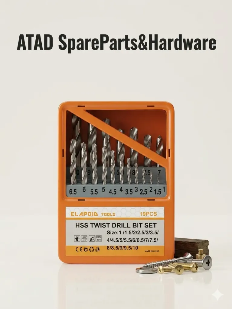 ELAPOID / طقم ريش دريل  (19 قطعة)