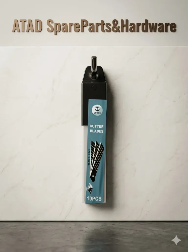 CAPTAIN /عبوة شفرات مشرط  مقاس 0.5×18 ملم– طقم 10 شفرات
