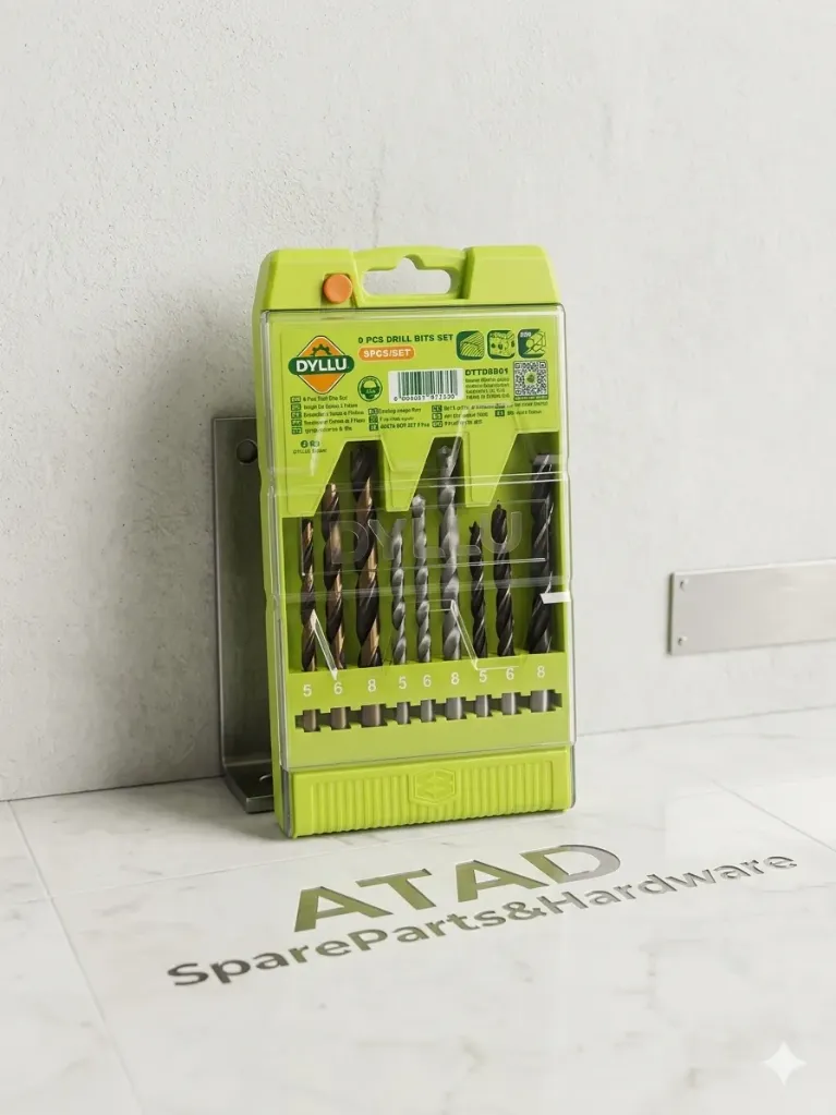DYLLU /طقم ريش دريل شامل 9 قطع