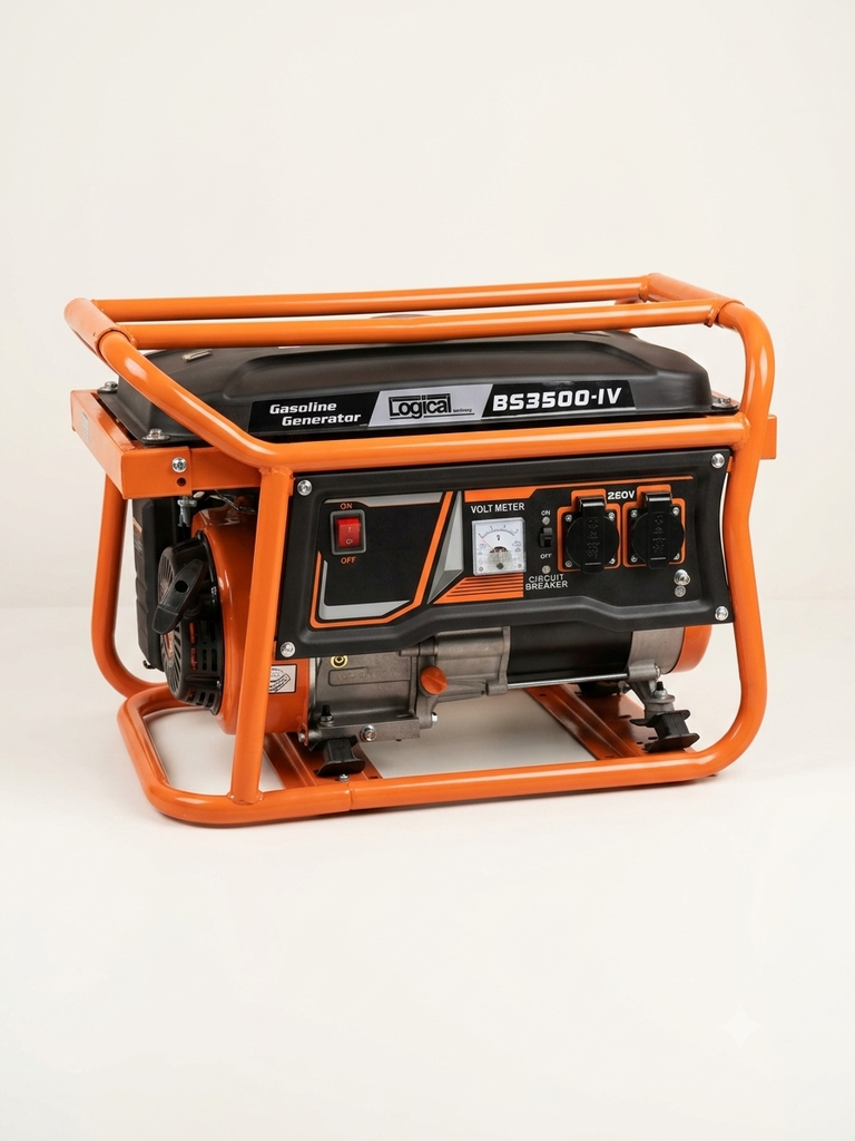 مولد كهرباء بنزين ملف نحاس 3.5 kw تشغيل يدوي