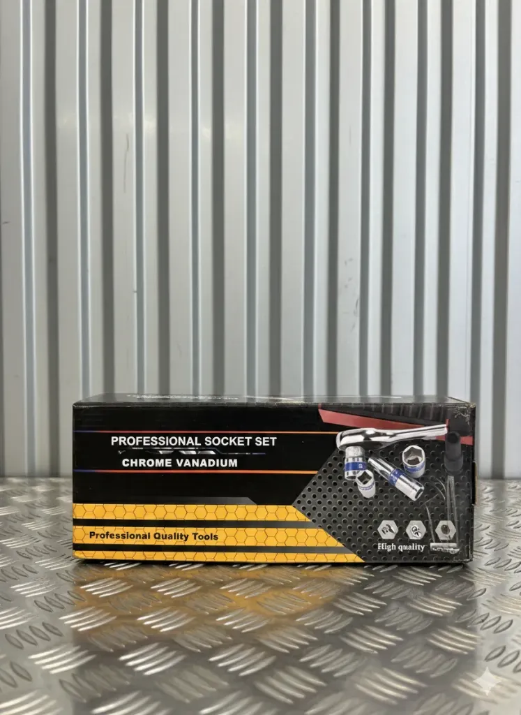 طقم لقم (بوكسات) 1/2 انش/ بوصة + طقطيقة مقاسات من 8-24مم